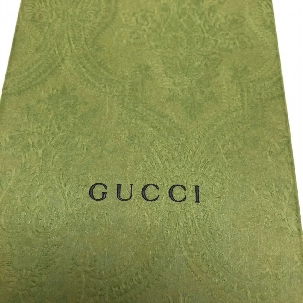 Authentic Gucci Gift‎ Box Green Empty Storage Rectangle Small 3.5x10.5x1.5